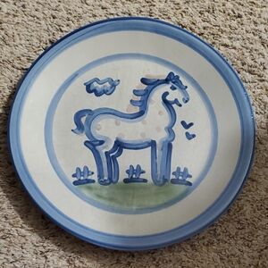 MA Hadley Horse Dinner Plate